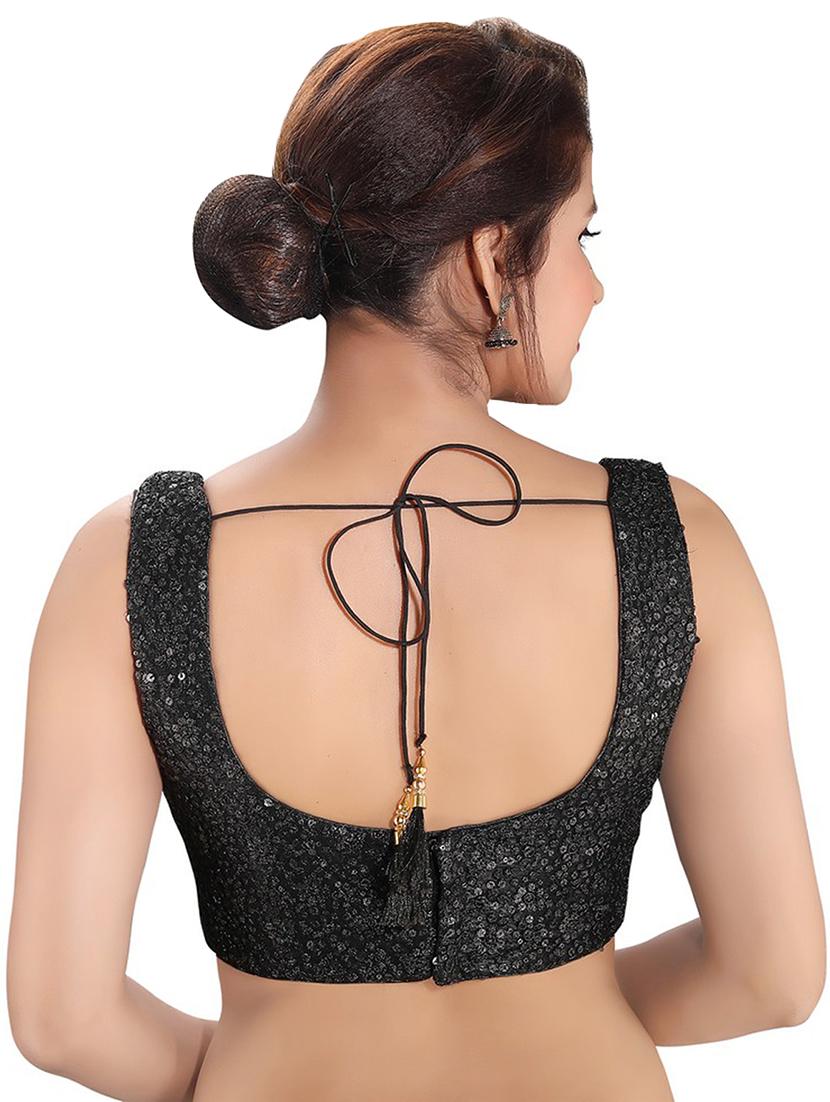 back detail embroidered blouse - 16999042 - Zoom Image - 2