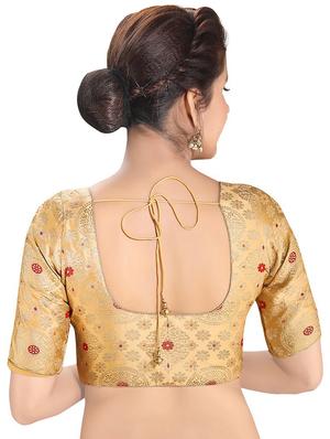 back detail embroidered blouse - 16999053 - Standard Image - 2