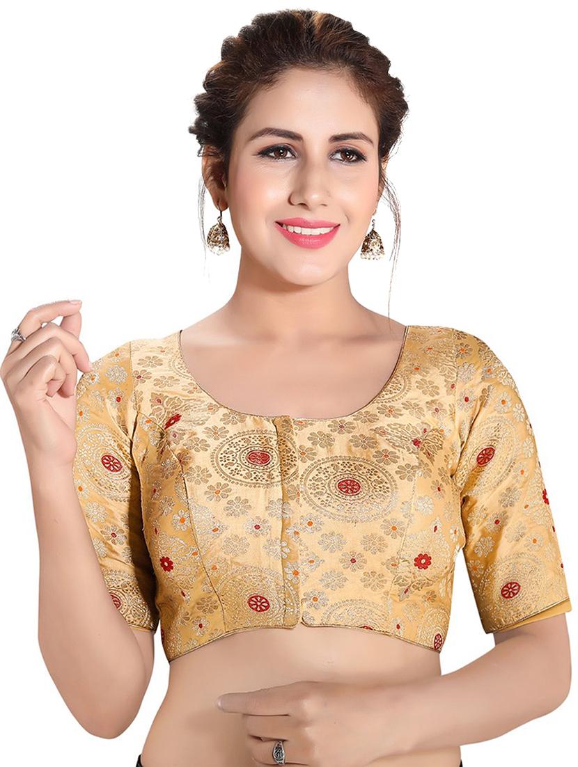 back detail embroidered blouse - 16999053 - Zoom Image - 1