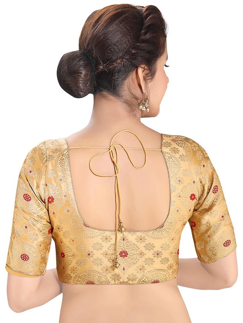 back detail embroidered blouse - 16999053 - Zoom Image - 2