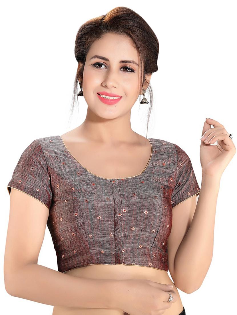 self design brocade blouse - 16999079 - Zoom Image - 1