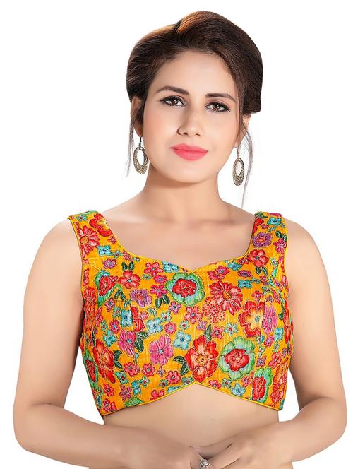 self design embroidered blouse - 16999101 - Standard Image - 1