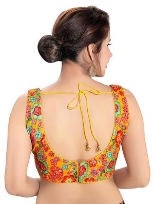 self design embroidered blouse - 16999101 - Standard Image - 2
