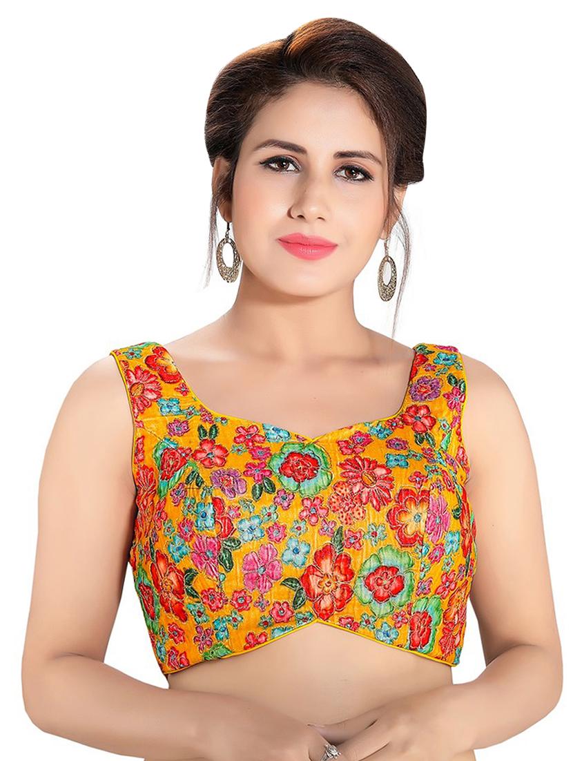 self design embroidered blouse - 16999101 - Zoom Image - 1