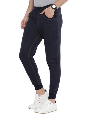 navy blue solid jogger - 16999473 - Standard Image - 2