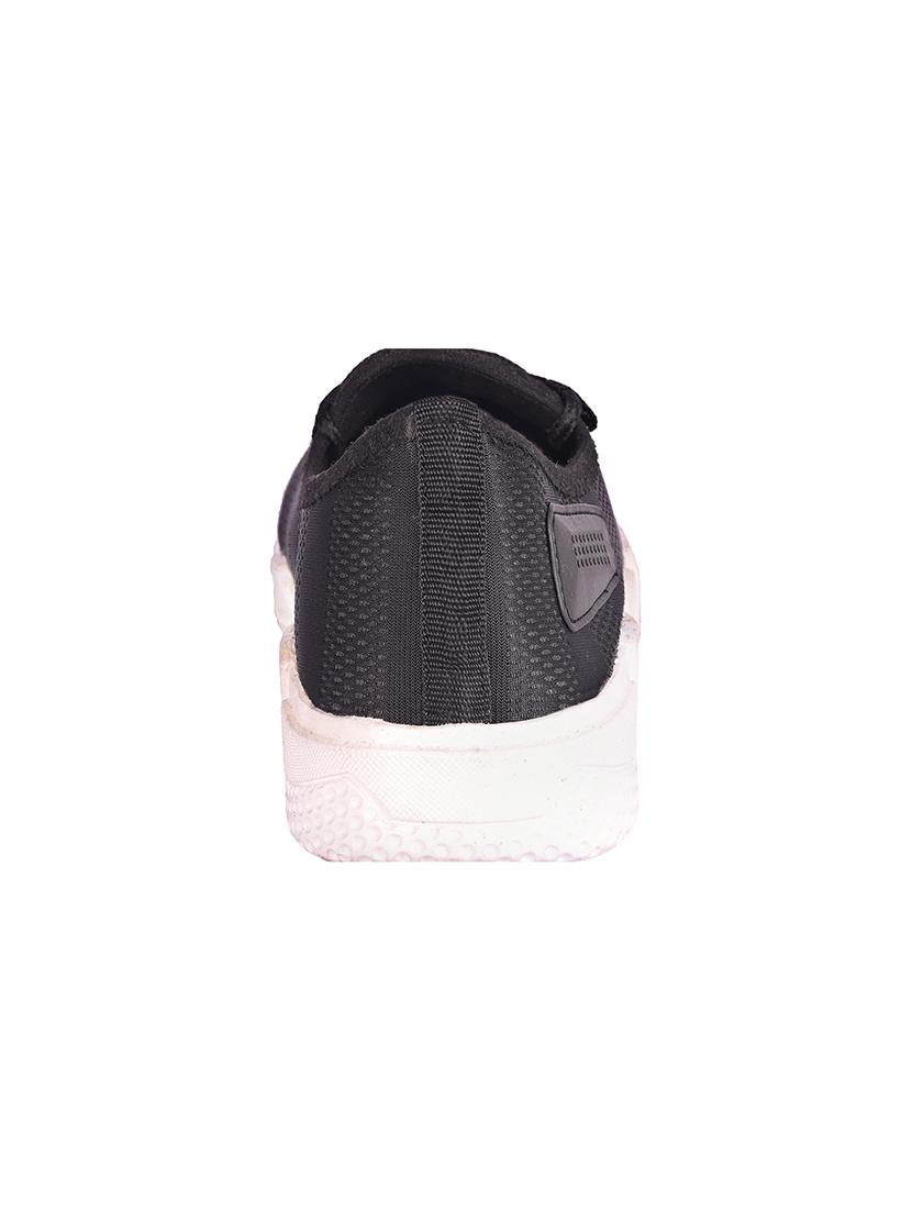 black mesh & synthetic lace up sneakers - 16999547 - Zoom Image - 3