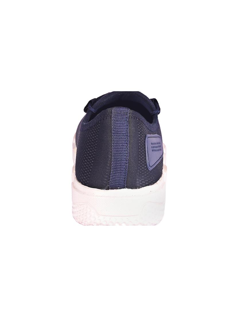 blue mesh & synthetic lace up sneakers - 16999549 - Zoom Image - 3