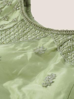 embroidered flared lehenga - 16999678 - Standard Image - 6