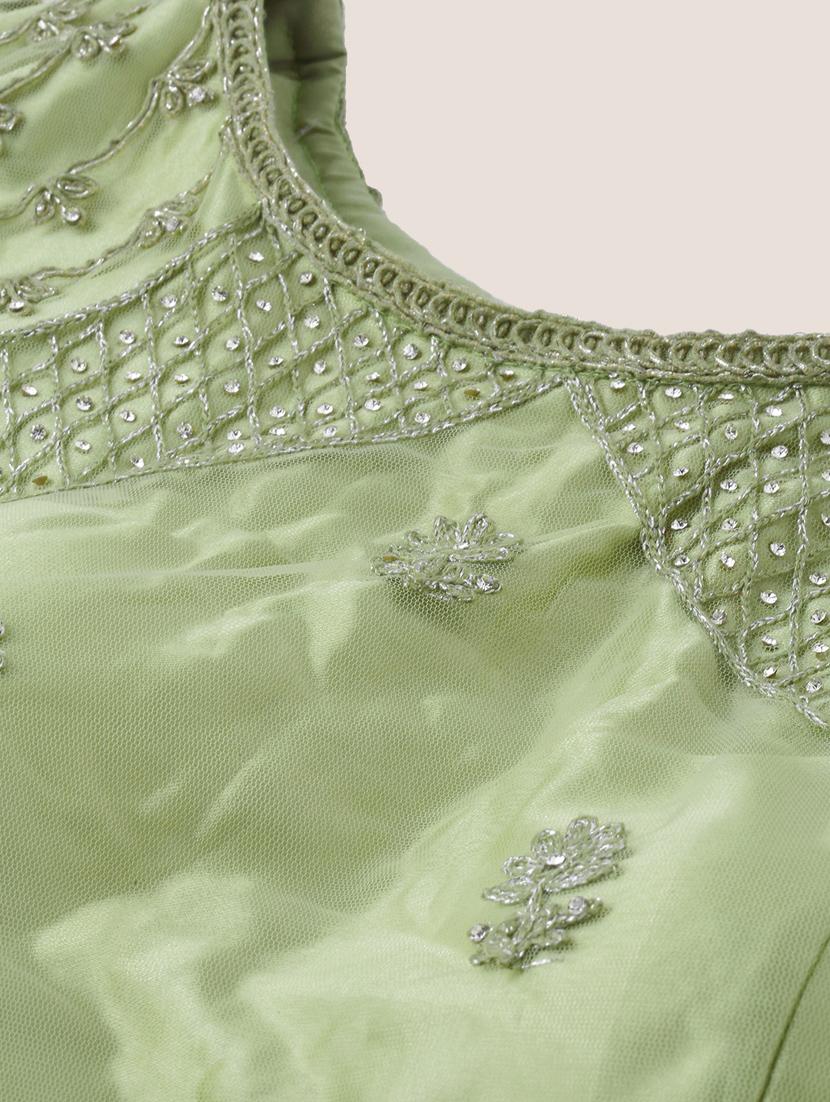embroidered flared lehenga - 16999678 - Zoom Image - 6