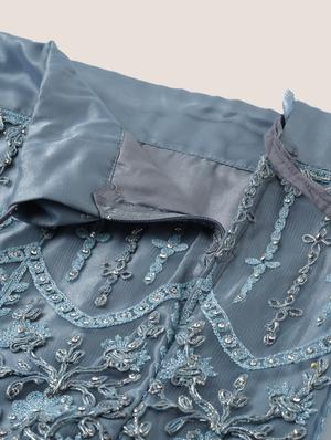 embroidered flared lehenga - 16999681 - Standard Image - 5
