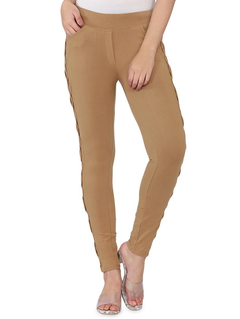 cris cross taped solid jegging - 16999877 - Zoom Image - 1