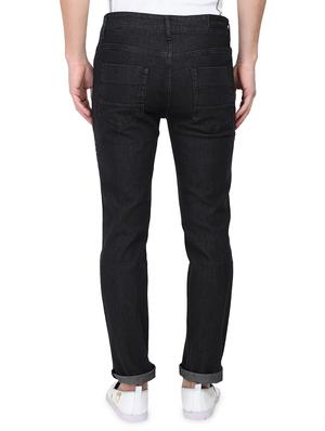black plain denim jeans - 16999906 - Standard Image - 3