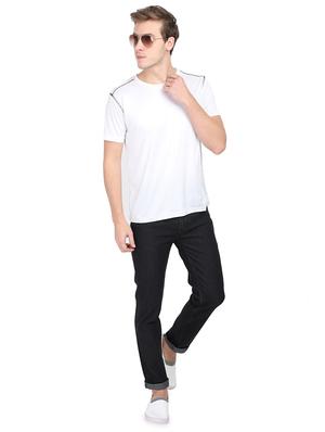 black plain denim jeans - 16999906 - Standard Image - 4
