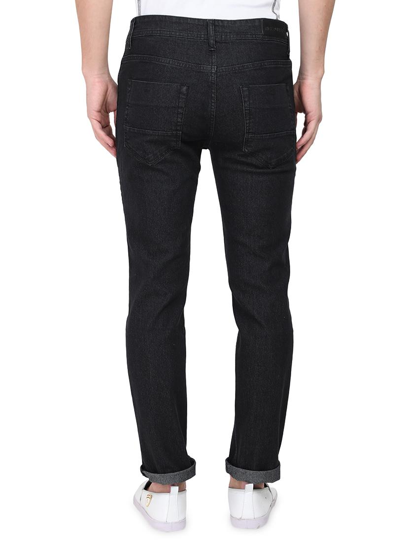 black plain denim jeans - 16999906 - Zoom Image - 3