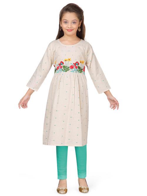 blue cotton suit set - 17000583 - Standard Image - 1