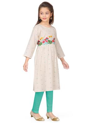 blue cotton suit set - 17000583 - Standard Image - 2