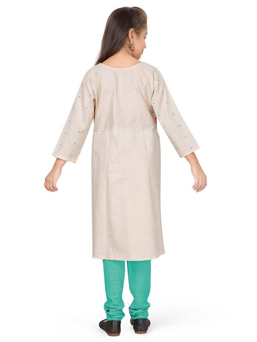 blue cotton suit set - 17000583 - Zoom Image - 3