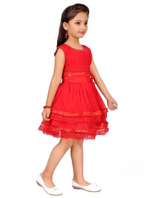 red net frock - 17000630 - Standard Image - 2