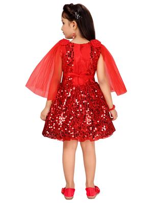 red net frock - 17000635 - Standard Image - 3