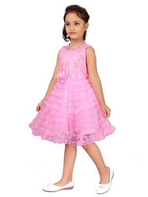 pink net frock - 17000637 - Standard Image - 2