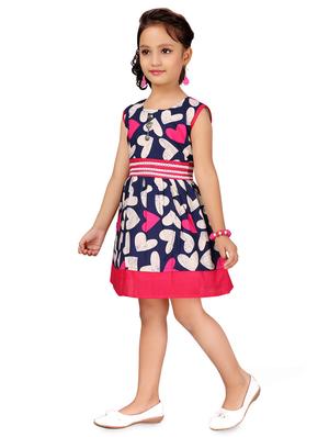 pink cotton frock - 17000642 - Standard Image - 2