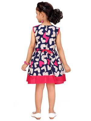 pink cotton frock - 17000642 - Standard Image - 3
