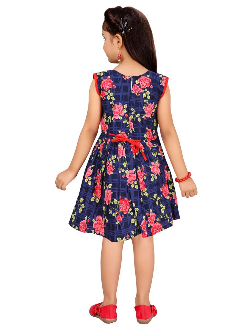red cotton frock - 17000646 - Zoom Image - 4