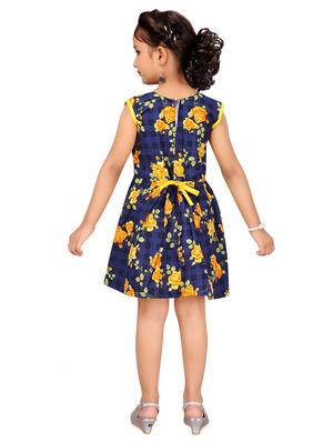 blue cotton frock - 17000647 - Standard Image - 3