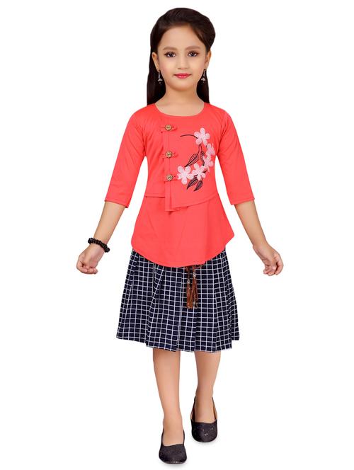red cotton skirt top twin sets - 17000683 - Very Small Image - 1