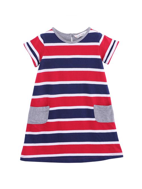 multi colored cotton frock - 17000711 - Standard Image - 1