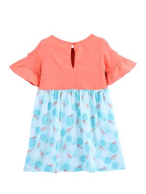 pink cotton frock - 17000712 - Standard Image - 2