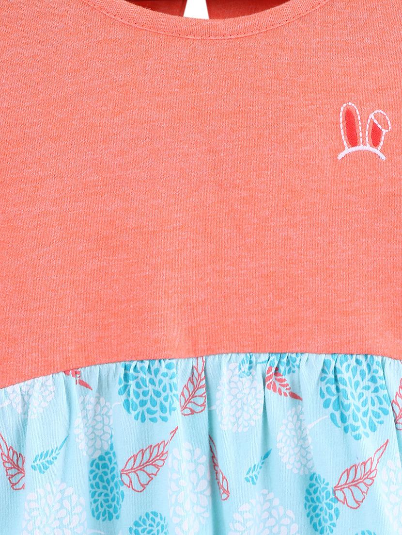 pink cotton frock - 17000712 - Zoom Image - 3