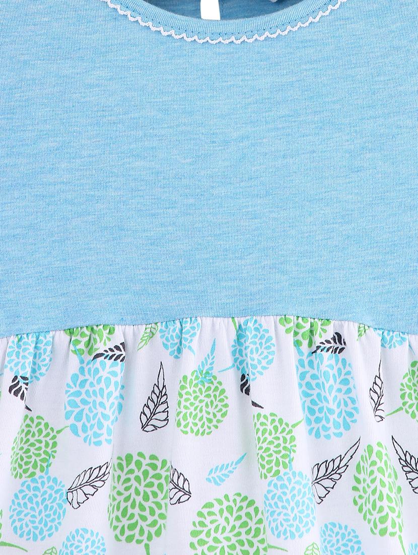 blue cotton frock - 17000713 - Zoom Image - 3