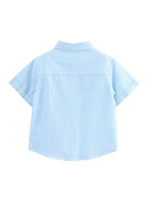 blue cotton shirt - 17000729 - Standard Image - 2
