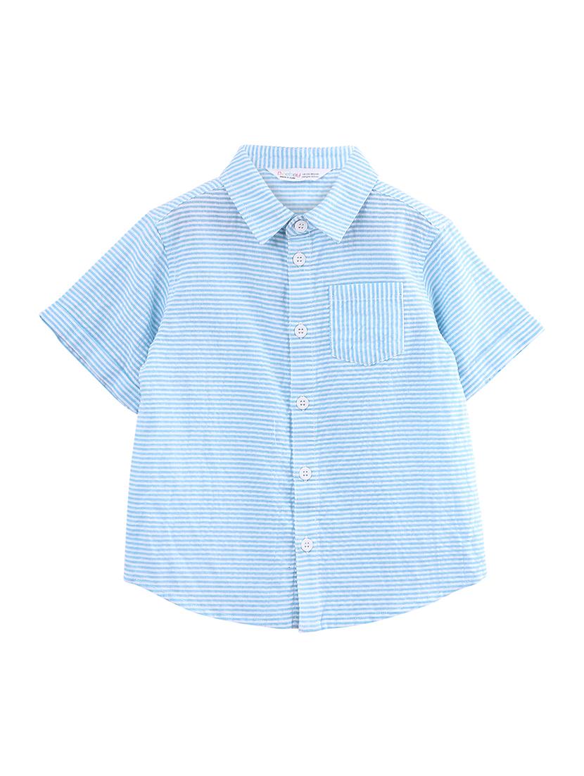blue cotton shirt - 17000729 - Zoom Image - 1