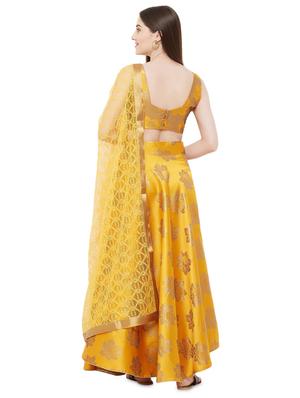 floral a-line lehenga - 17001064 - Standard Image - 3