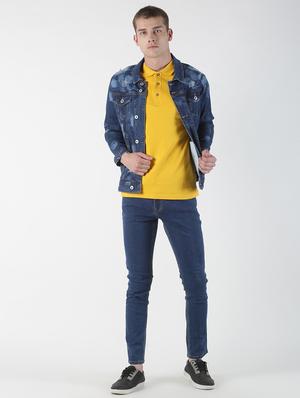 blue washed denim jacket - 17001087 - Standard Image - 4