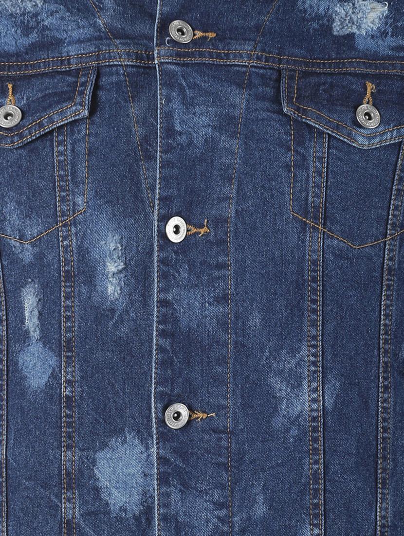blue washed denim jacket - 17001087 - Zoom Image - 5
