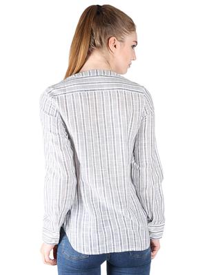 long sleeved striped shirt - 17001207 - Standard Image - 3