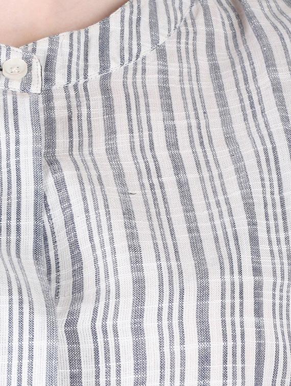 long sleeved striped shirt - 17001207 - Zoom Image - 5