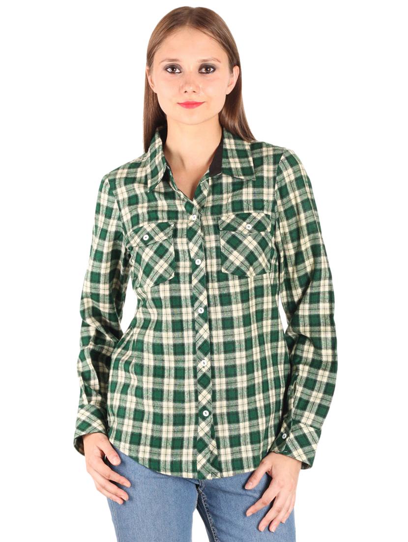 long sleeved checkered shirt - 17001214 - Zoom Image - 1