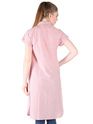 pocket patch striped shirt tunic - 17001221 - Standard Image - 3