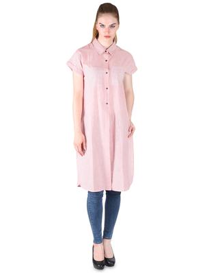 pocket patch striped shirt tunic - 17001221 - Standard Image - 4