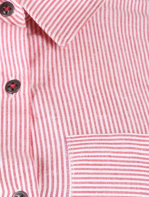 pocket patch striped shirt tunic - 17001221 - Standard Image - 5