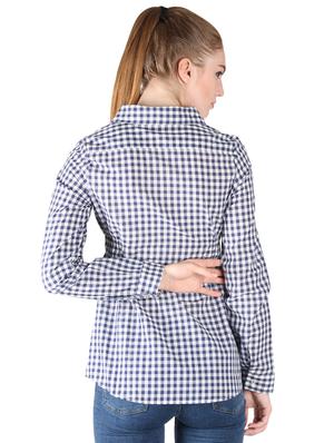 long sleeved checkered shirt - 17001226 - Standard Image - 2