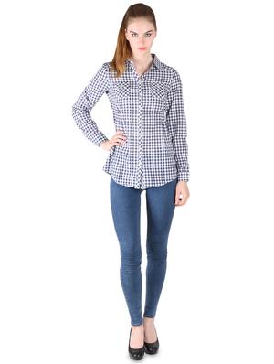 long sleeved checkered shirt - 17001226 - Standard Image - 3