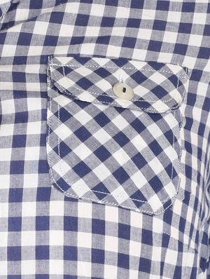 long sleeved checkered shirt - 17001226 - Standard Image - 4