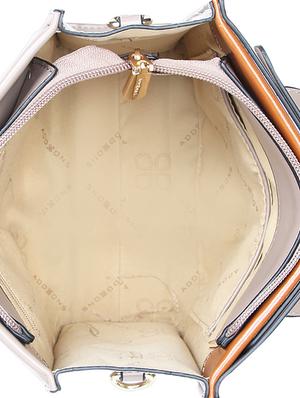 grey leatherette (pu) regular handbag - 17001246 - Standard Image - 3