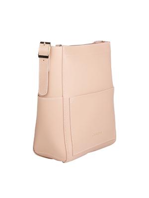 pink leatherette (pu) regular sling bag - 17001249 - Standard Image - 4