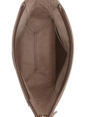 brown leatherette (pu) regular sling bag - 17001250 - Standard Image - 3